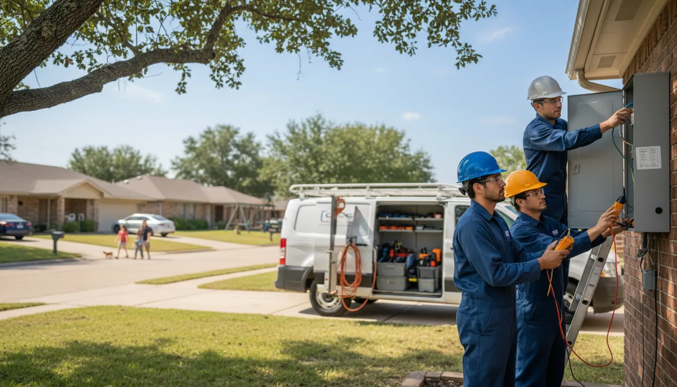 Certified electrician providing emergency electrical services in Brisbin, PA